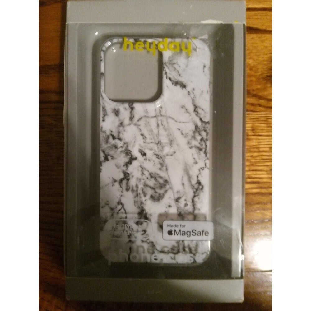 Heyday Apple iPhone 13 Pro Case with MagSafe - White Marble Free Shipping